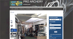 Desktop Screenshot of proarchery59.com