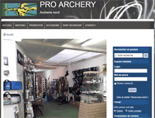 Tablet Screenshot of proarchery59.com